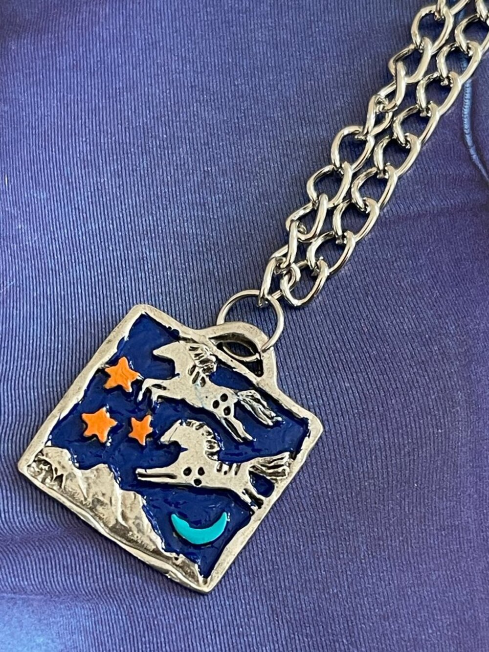SUNDANCE "My Ponies Jumped Over the Moon" Necklace: New w/o Tags! - Picture 12 of 13